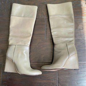 women’s boots Tory Burch like new wedge style  size 8